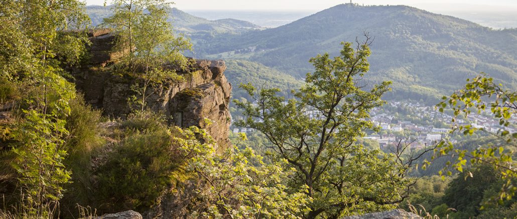 Blick vom Battert zum Fremersberg