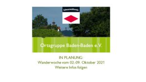In Planung: Wanderwoche der Ortsgruppe Baden-Baden @ folgt | Bad Wildungen | Hessen | Deutschland